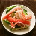 いつも食べてたい's cooksnap of when they made ＊胡瓜とかにかまの酢の物＊.