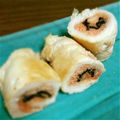 やんちも's cooksnap of when they made ささ身★のりと明太子巻き♪.