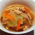 ro6369mi's cooksnap of when they made あつあつ～野菜ととりひき肉のおうどん.
