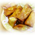 ゆけり３兄弟's cooksnap of when they made ハムたまチーズ春巻き.