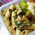 apapap's cooksnap of when they made 春菊と松の実のジェノベーゼ.