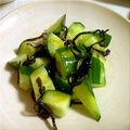 caca1221's cooksnap of when they made きゅうりと塩昆布あえ.
