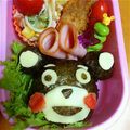 なしょゆ's cooksnap of when they made キャラ弁♥♥♥くまもん.