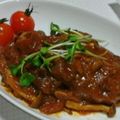 chikoco☆'s cooksnap of when they made トマト缶で煮込みハンバーグ.