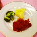 海璃雫's cooksnap of when they made チキンソテー簡単トマトソース焼き.