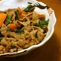 んまるこ's cooksnap of when they made 豚肉と小松菜のオイスターソース炒め♪.
