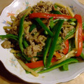 カバゴン's cooksnap of when they made 牛切り落としで青椒肉絲風♪.