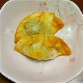 ゆず☆彡 's cooksnap of when they made サツマイモ&チーズの餃子の皮揚げ.