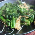 haruるんるん♪'s cooksnap of when they made ■薄あげと菜の花の簡単炒め■.