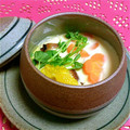 ロクシタンマニア's cooksnap of when they made 火調整なし！土鍋で簡単ぷるぷる茶碗蒸し♪.