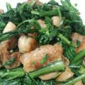 ベイビーナツ's cooksnap of when they made 鶏と春菊の柚子胡椒ポン酢.