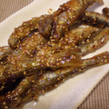 ナチクマ's cooksnap of when they made わかさぎのから揚げゴマ照りソースあえ.
