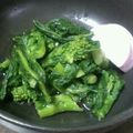 クレムリン。's cooksnap of when they made 菜の花のおひたし.