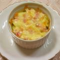 NAGANO久留米's cooksnap of when they made 残ったマカロニサラダで♪プチ一品.