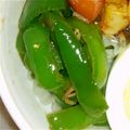 ようりんりん's cooksnap of when they made 苦くない！ピーマンとシラスの炒め.