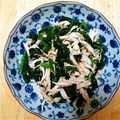 夜食大好き's cooksnap of when they made ホウレン草と鶏ささみの和え物.
