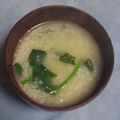 ひトみ's cooksnap of when they made 昔ながらの味噌入り七草粥.