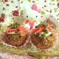 みなみんくっきんぐ's cooksnap of when they made ソース香る！たこ焼きチャーハン。.