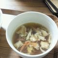 とみとりお's cooksnap of when they made まいたけと豚ひき肉のスープ♪.