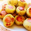 いちごぱぴこ's cooksnap of when they made もっちもち❤ウインナー入りポテトもち.
