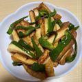 みるく大福's cooksnap of when they made 今夜のおかずは♪厚揚げとピーマンの炒め物.