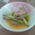 かめのももこ's cooksnap of when they made チキンとアスパラの野菜ジュレサラダ.