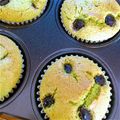 ぷりぱんだ's cooksnap of when they made カップケーキ● 抹茶と黒豆.