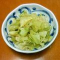 さっちん８２９'s cooksnap of when they made ＊キャベツと桜えびのポン酢和え＊.