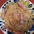 antnori's cooksnap of when they made ベーコンときのこの和風スパゲッティ.