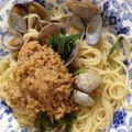あずーり's cooksnap of when they made ★私の和風あさり納豆パスタ★.