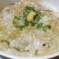 のんのんSTELLA's cooksnap of when they made 塩昆布だけ☆白菜おじや.