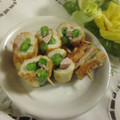 miyuki12's cooksnap of when they made 冷凍いんげんと蒲鉾のサクサク彩りかき揚げ.