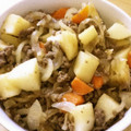 xoxobarbie's cooksnap of when they made 簡単！挽き肉とじゃがいもの甘辛炒め.