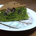 ¥なまけもの☆彡's cooksnap of when they made 炊飯器☆HM抹茶ケーキin甘納豆♪.