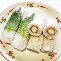 うまうま・らぶ's cooksnap of when they made チーズ竹輪のラップ巻きおにぎり.