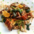 tmasa3's cooksnap of when they made うなぎとホウレン草の柳川風.