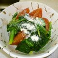 あやちん０８１６'s cooksnap of when they made トマトとほうれん草のシンプルサラダ.