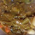 Chikatama's cooksnap of when they made ナスとキャベツで簡単カレー.