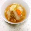 YUKIKI☆'s cooksnap of when they made 寒い日は野菜たっぷり✿つるりんだんご汁✿.