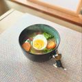 キンプリ's cooksnap of when they made 簡単♡具沢山ブロッコリーとゆで卵の味噌汁.