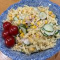 ママメイン！時々子供's cooksnap of when they made 作り置きして美味しいマカロニサラダ.
