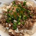 meise17's cooksnap of when they made 楽！うま！痩せ！キムチ納豆丼！.