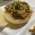 バニラとソラ's cooksnap of when they made 簡単にお店の味！ふろふき大根の肉味噌のせ.