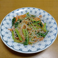 55才のおじさん's cooksnap of when they made ＊春雨と小松菜の中華和え＊.