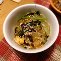 Yuki178's cooksnap of when they made 中華風☆春雨とニラ玉炒め.