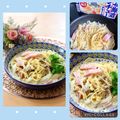 runa10's cooksnap of when they made ♡濃厚ミルクスープパスタ♡.