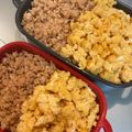 ☆ドキンちゃん☆”'s cooksnap of when they made 冷めてもうまい鶏そぼろ丼.