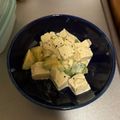 aki42's cooksnap of when they made アボカドと木綿豆腐のわさび醤油マヨサラダ.