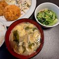 ほか弁ママ's cooksnap of when they made 卵がふわふわ♡玉ねぎわかめのお味噌汁.