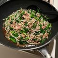 しらたま0012's cooksnap of when they made ニラともやしのオイスターソース炒め.